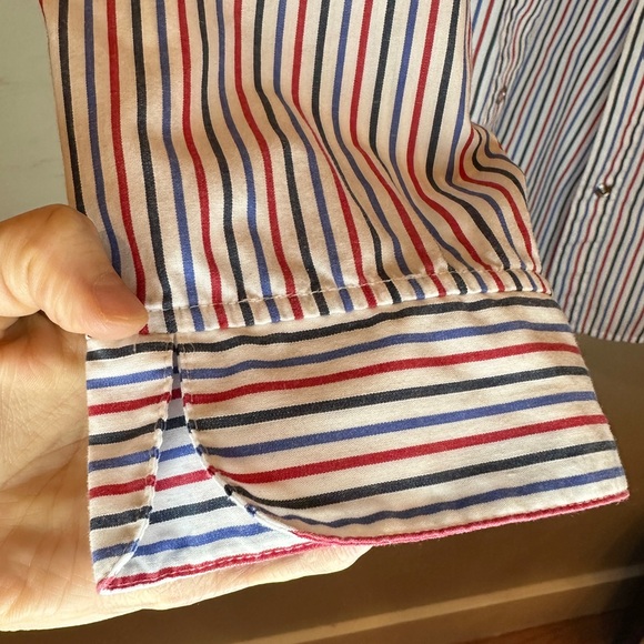 Alfred Dunner women’s size 12 red, white and blue button down - Picture 5 of 6